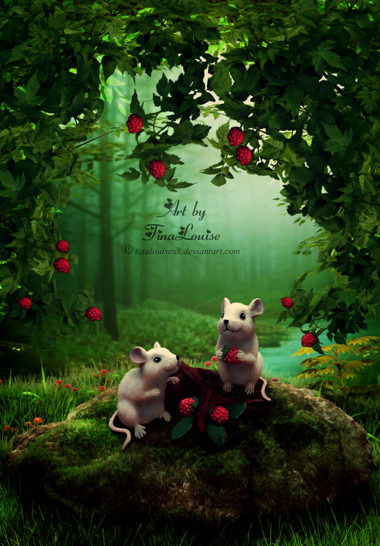 Berry mice by TinaLouiseUk