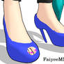 Blue High Heel Shoe MMD - FIXED DL