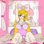 Carrie White wakes up in her kawaii lingerie gown