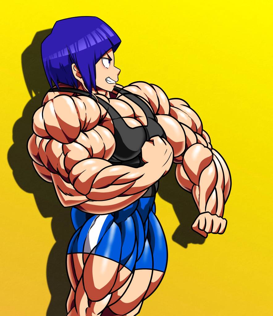 Mega Muscles Create 'n mega muscles growht kyouka jirou by davefydur on DeviantArt