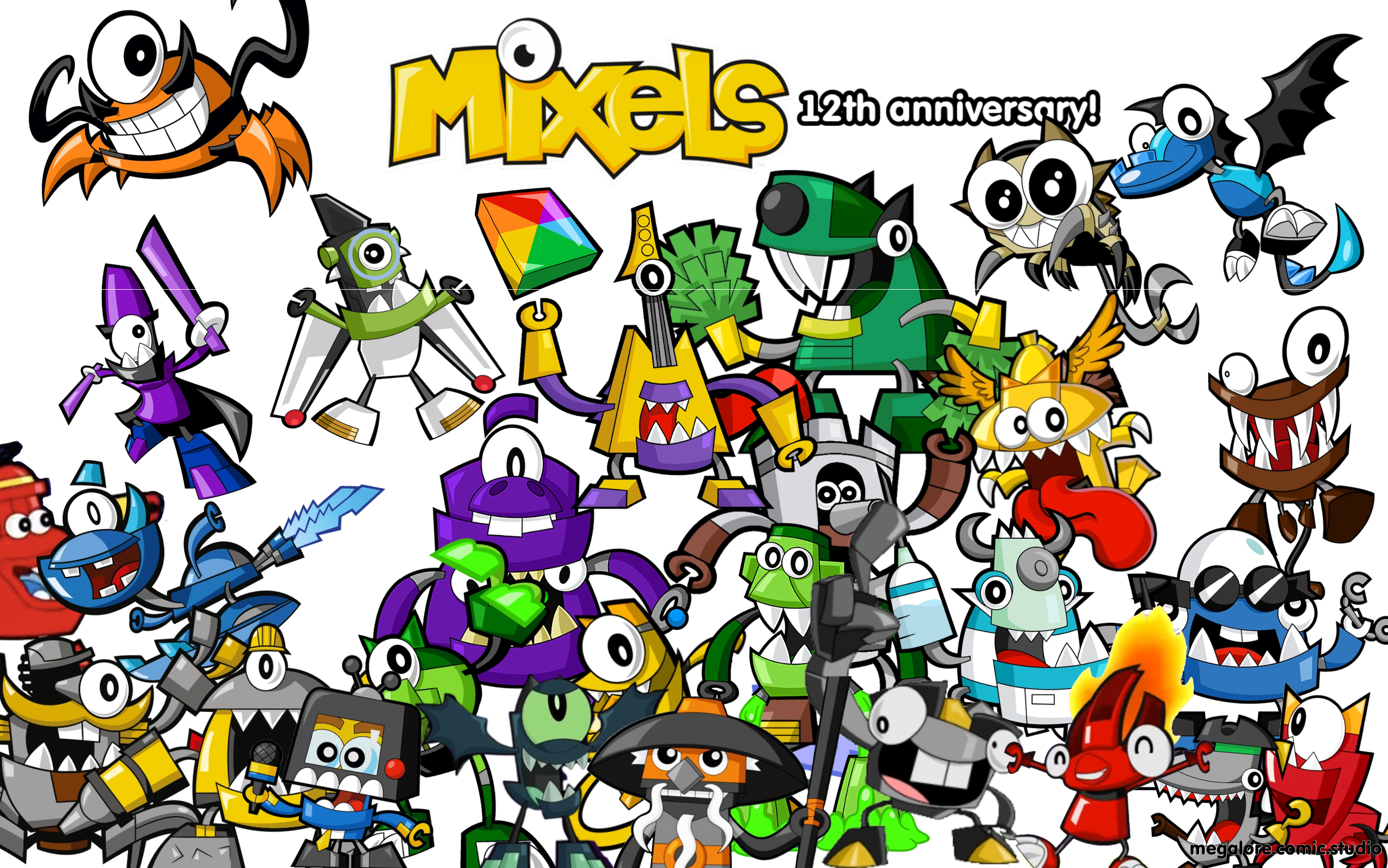 Mixels Mixopolis Deviantart Happy 12th anniversary to Mixels! by Dyton11 on DeviantArt