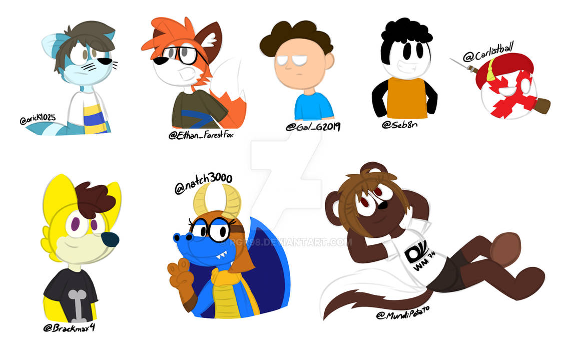 Twitter Sketches by RGR98 on DeviantArt