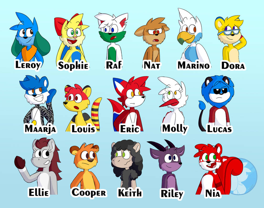 My Characters by RGR98 on DeviantArt