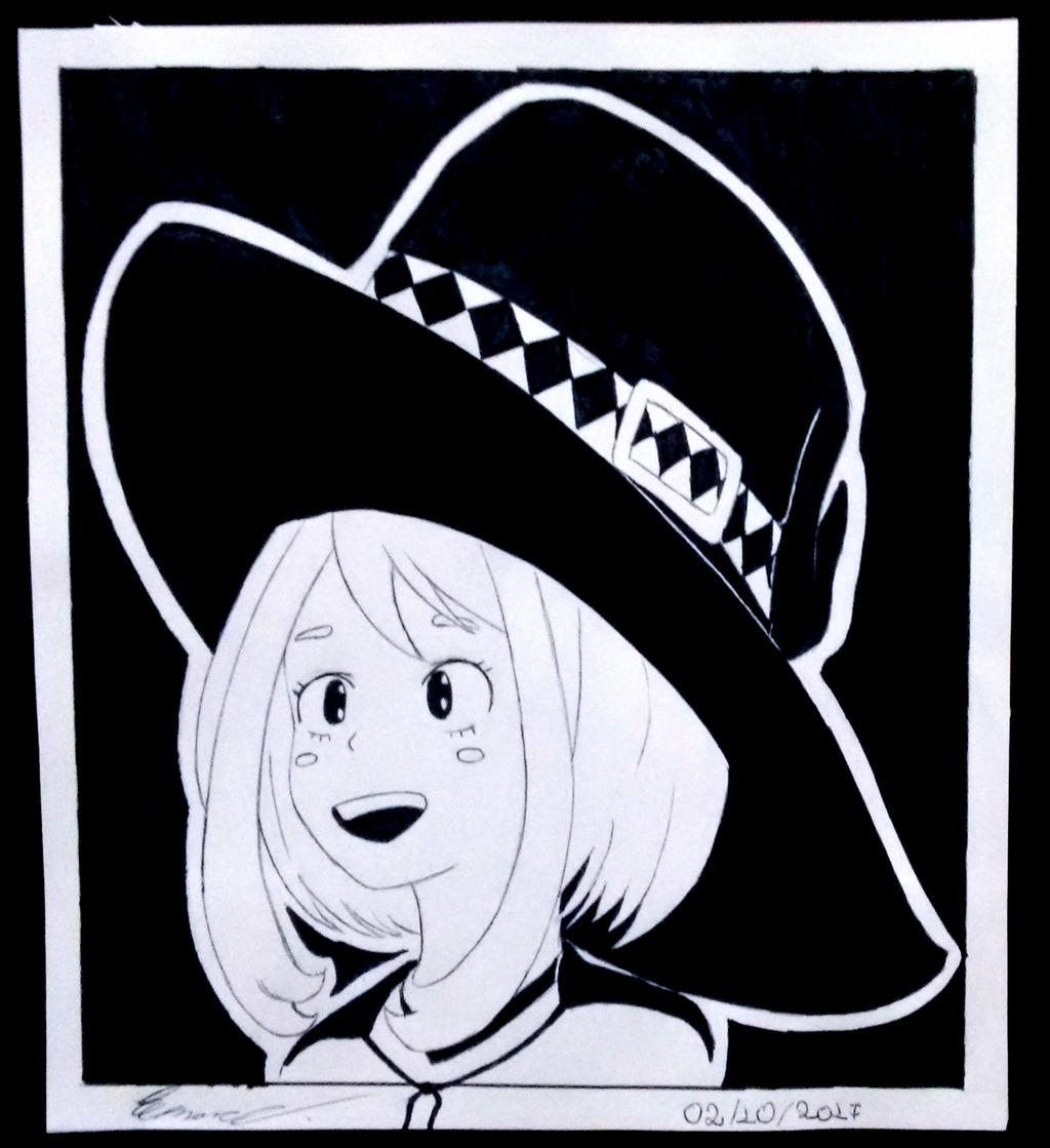 Inktober Day 2 - Uraraka - Boku No Hero Academia