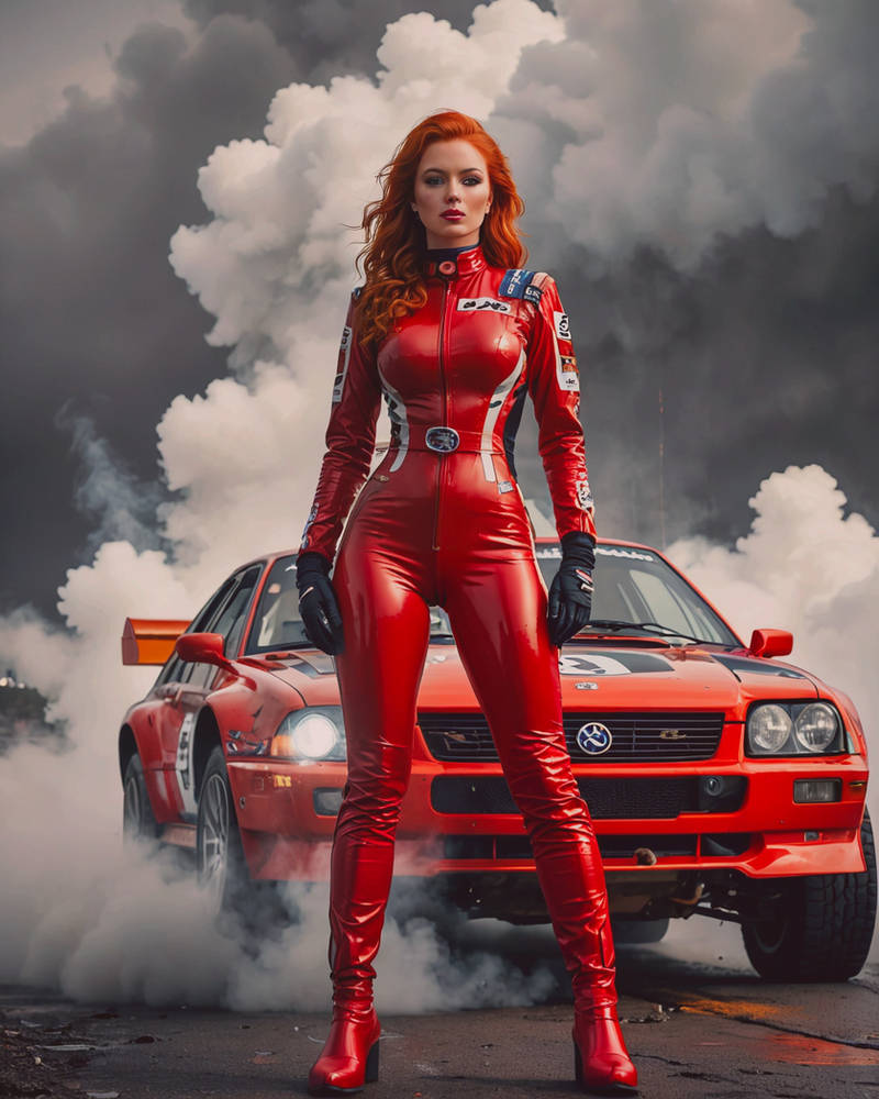 Sim Racing Female Avatar Racer Girl by Hogeyones on DeviantArt