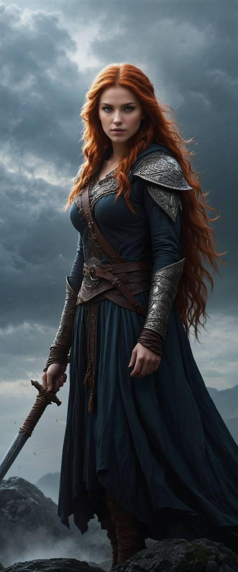 Highlander Pfp Female Highlander by Hogeyones on DeviantArt