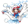 HGSS lugia and female Trainer