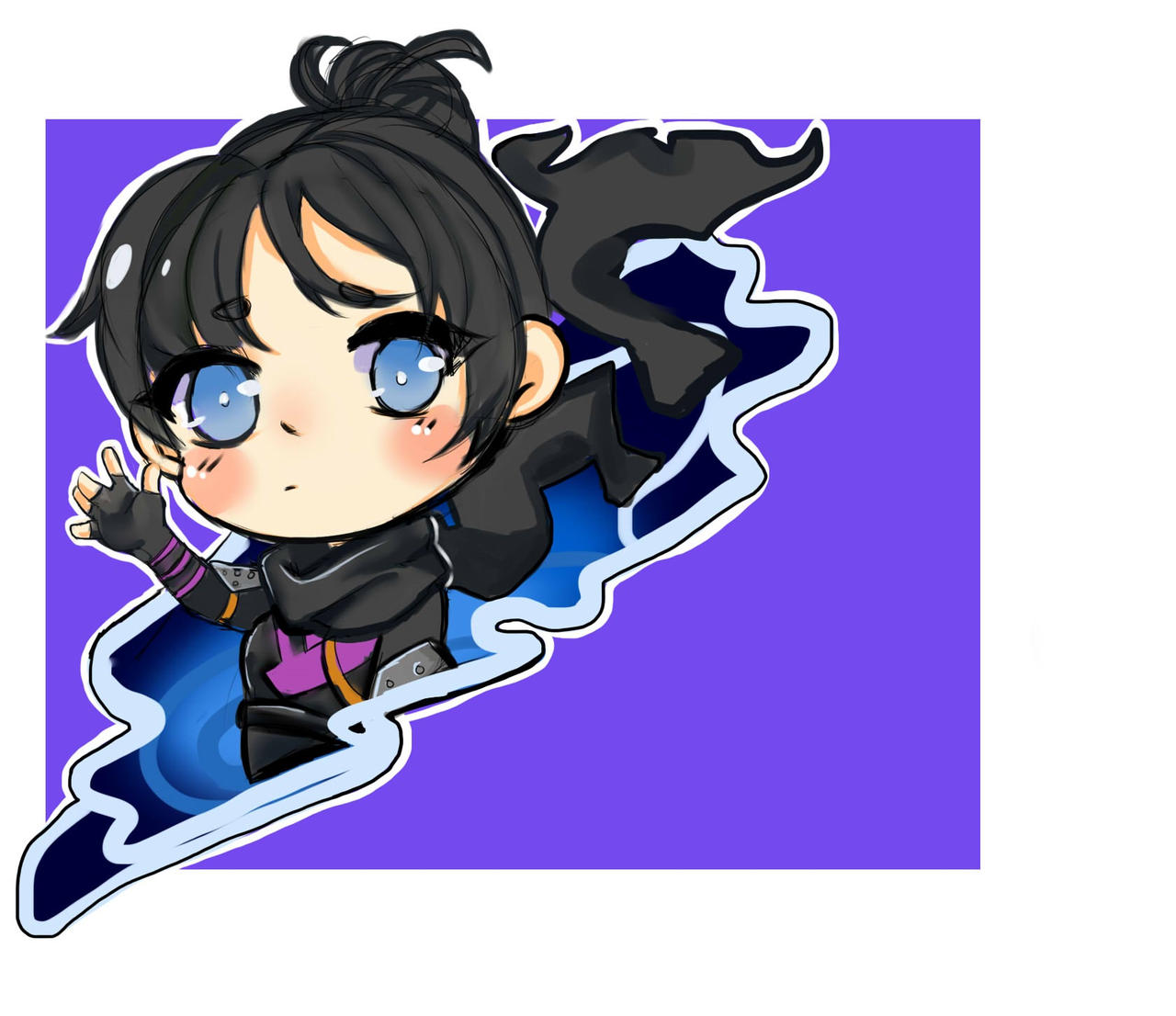 Chibi Wraith Apex Wraith chibi by Yukiimei on DeviantArt