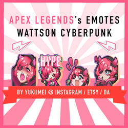 Wattson Emotes | Cyberpunk Theme | Twitch Emote Bu