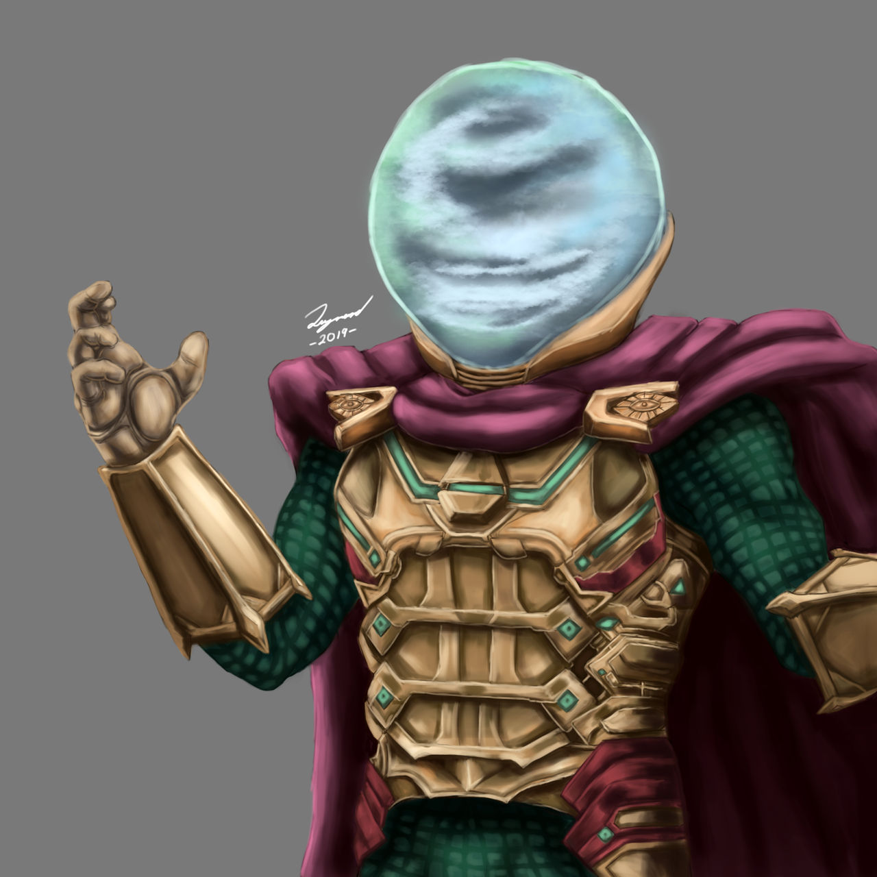How to Draw Mysterio