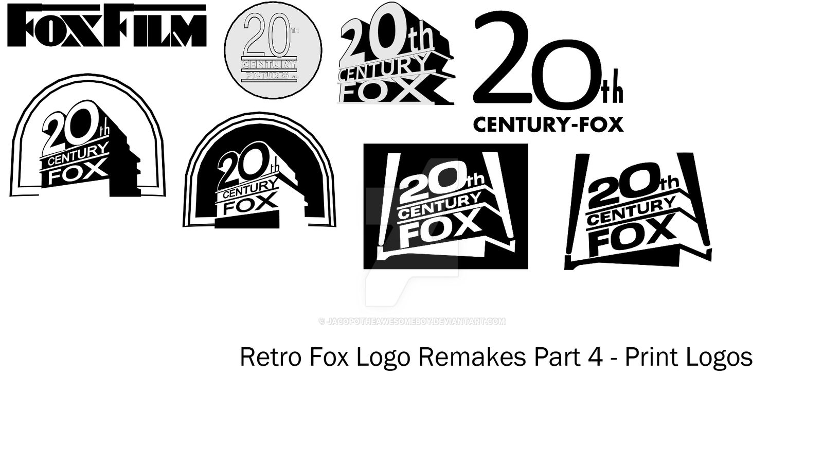 Fox Video Deviantart Retro Fox Logo Remakes Part 4 - Print Logos by JacopoTheAwesomeBoy on ...