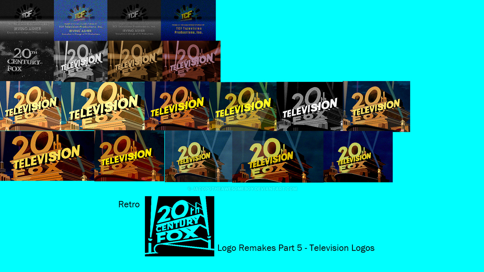 Fox Video Deviantart Retro Fox Logo Remakes Part 5 - Television Logos by JacopoTheAwesomeBoy ...