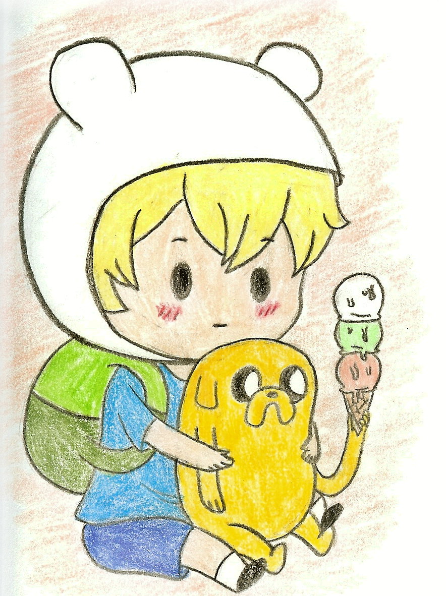 chibi finn and jake