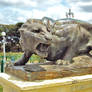 Wild Tiger Skulptur 2