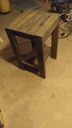 Rustic night stand/end table