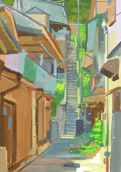 Up the Stairs Study