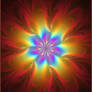 Fractal Rainbow Flower