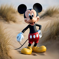 Mickey in the dunes