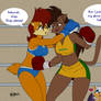 Sally doesn't want to spar..