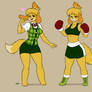 Isabelle again, and also as a boxer.