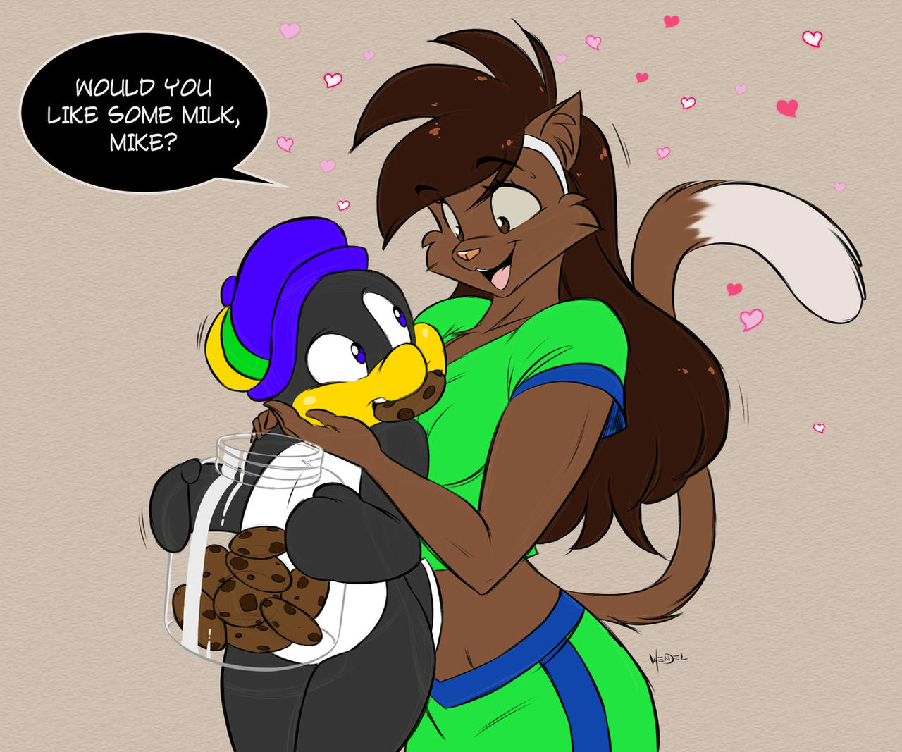 Deborah and Mike (colored).