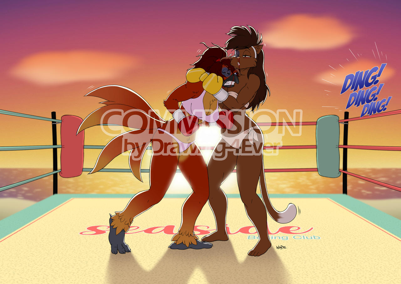 Valencia vs Deborah: match at sunset on the beach.