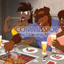 A friends' dinner.