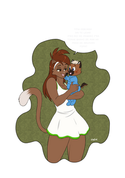 Deborah and baby Yen.