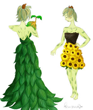 Plantsim Dresses