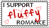 I Support Fluffy Romance Stamp