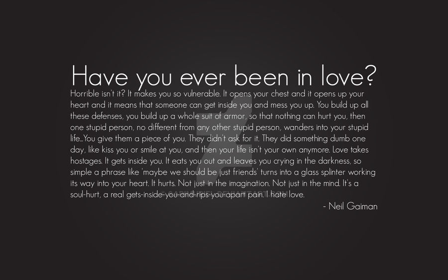 Neil Gaiman I Hate Love By Sarimuriel On Deviantart Neil Gaiman I Hate Love By Sarimuriel On Deviantart