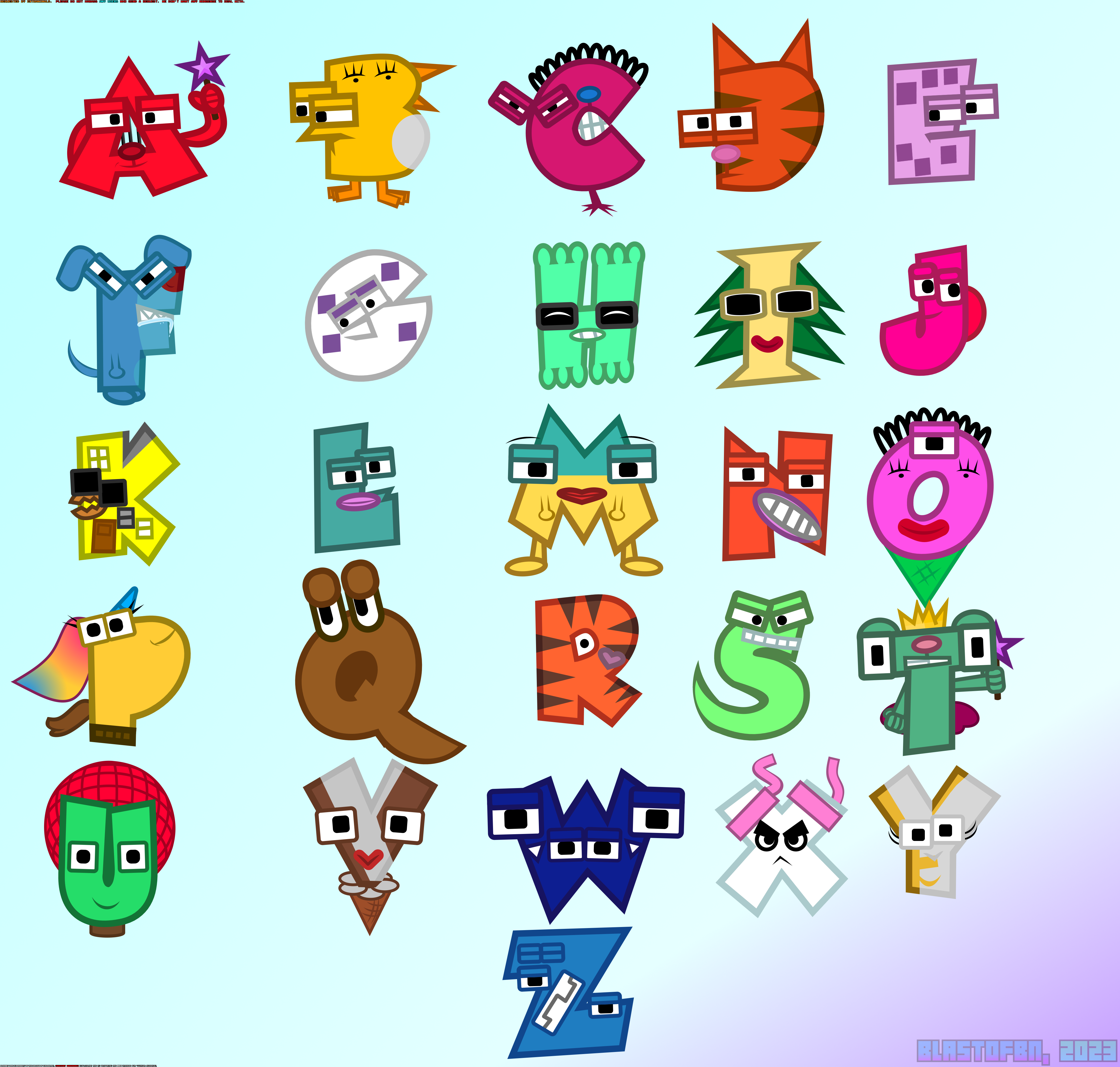 My Foamboard Produce Alphabet Lore Brainzy by Extranimals on DeviantArt