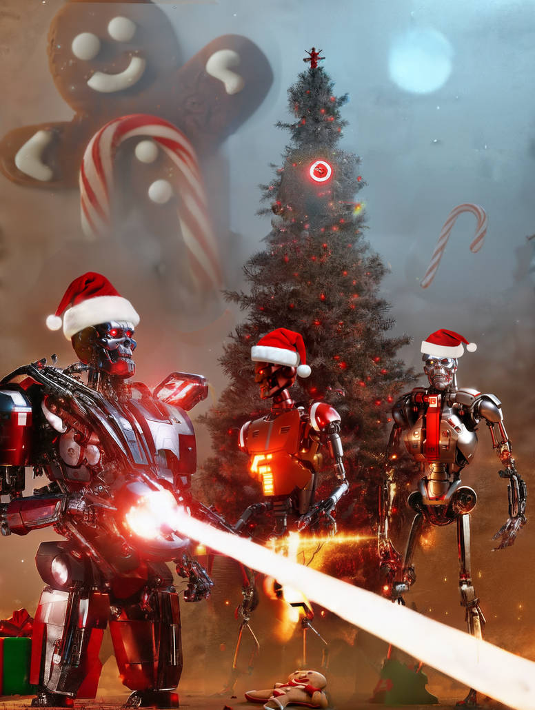 Terminator Santa A Very Terminator Christmas by Herr-LASHER on DeviantArt