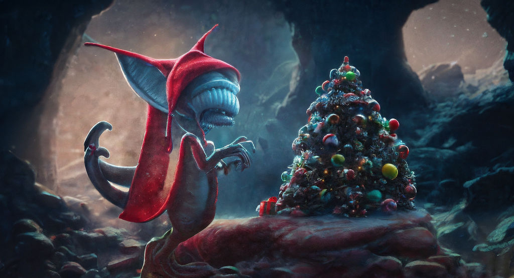 Alien christmas by lasher7628 on DeviantArt