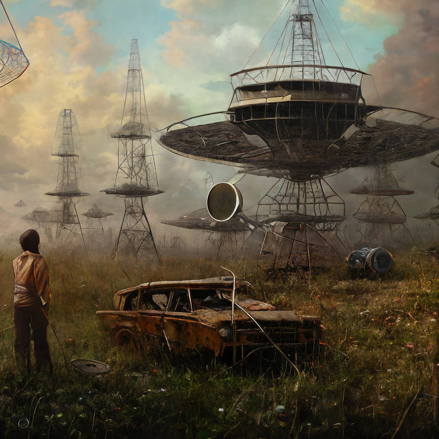 Abandoned future technology 01 by lasher7628 on DeviantArt