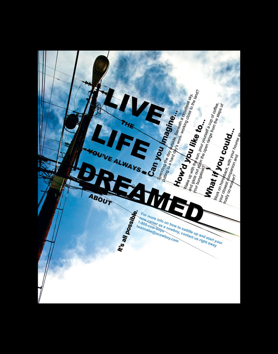 Live Life Dream Ad1 Assignment