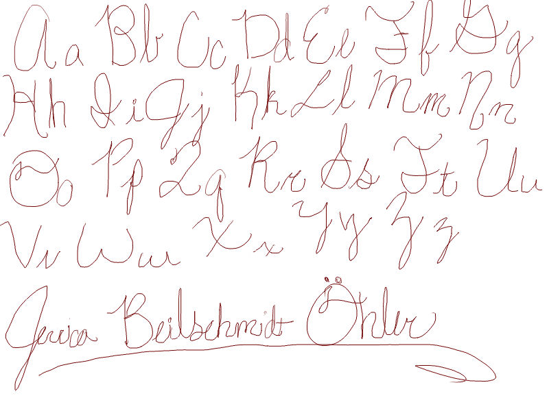 Absolutely Ridiculous Cursive My Fail Cursive by BandHallHobo on DeviantArt