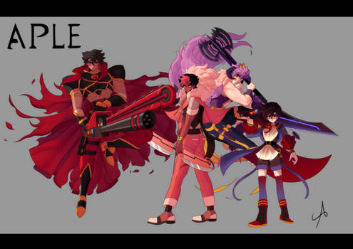 RWBY OC team: APLE