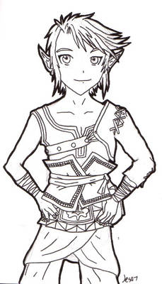 TP Link-without tunic-lineart