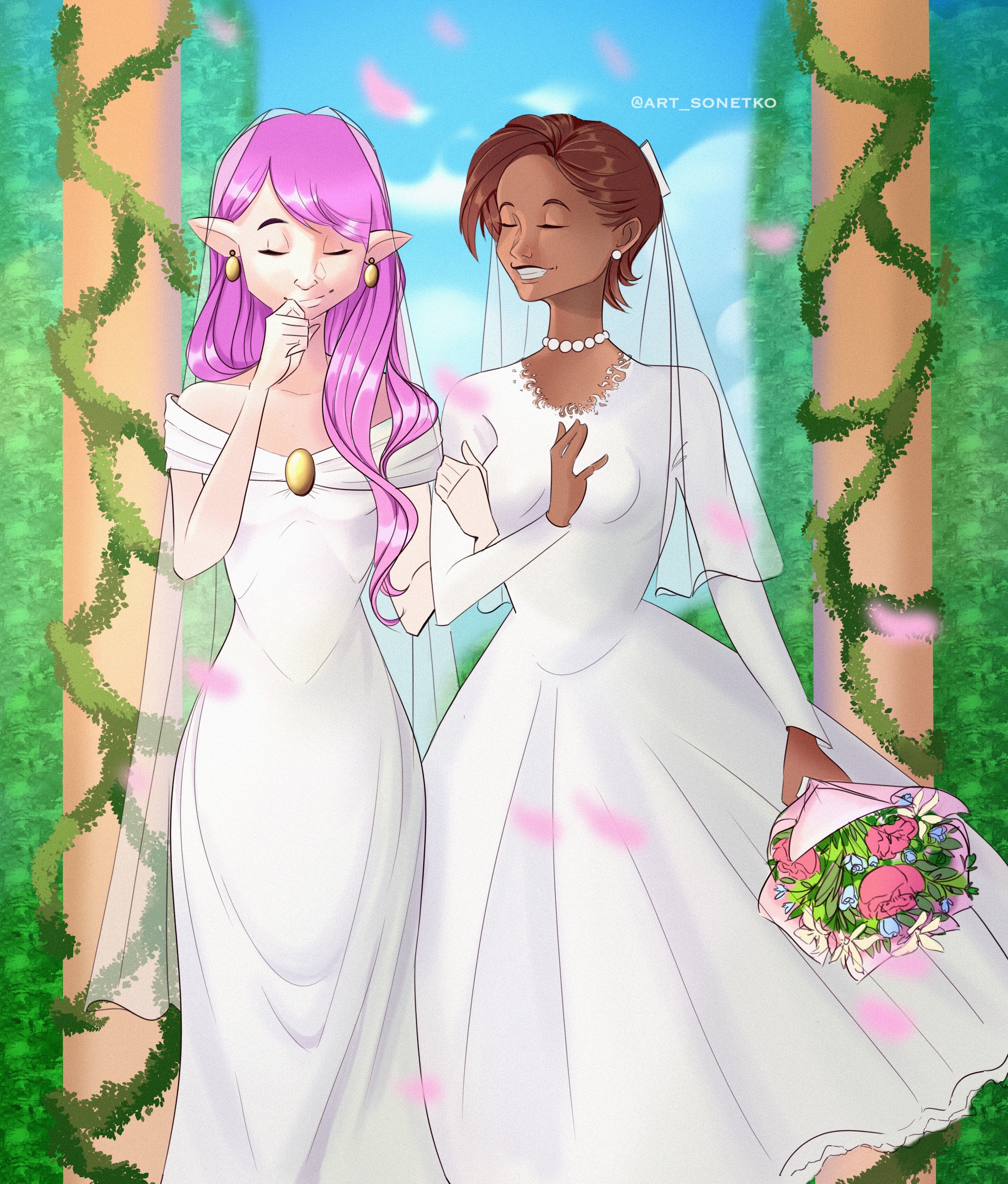 Luz And Amitys Gacha Life Wedding Fantasy by MajesticMoose2020 on DeviantArt