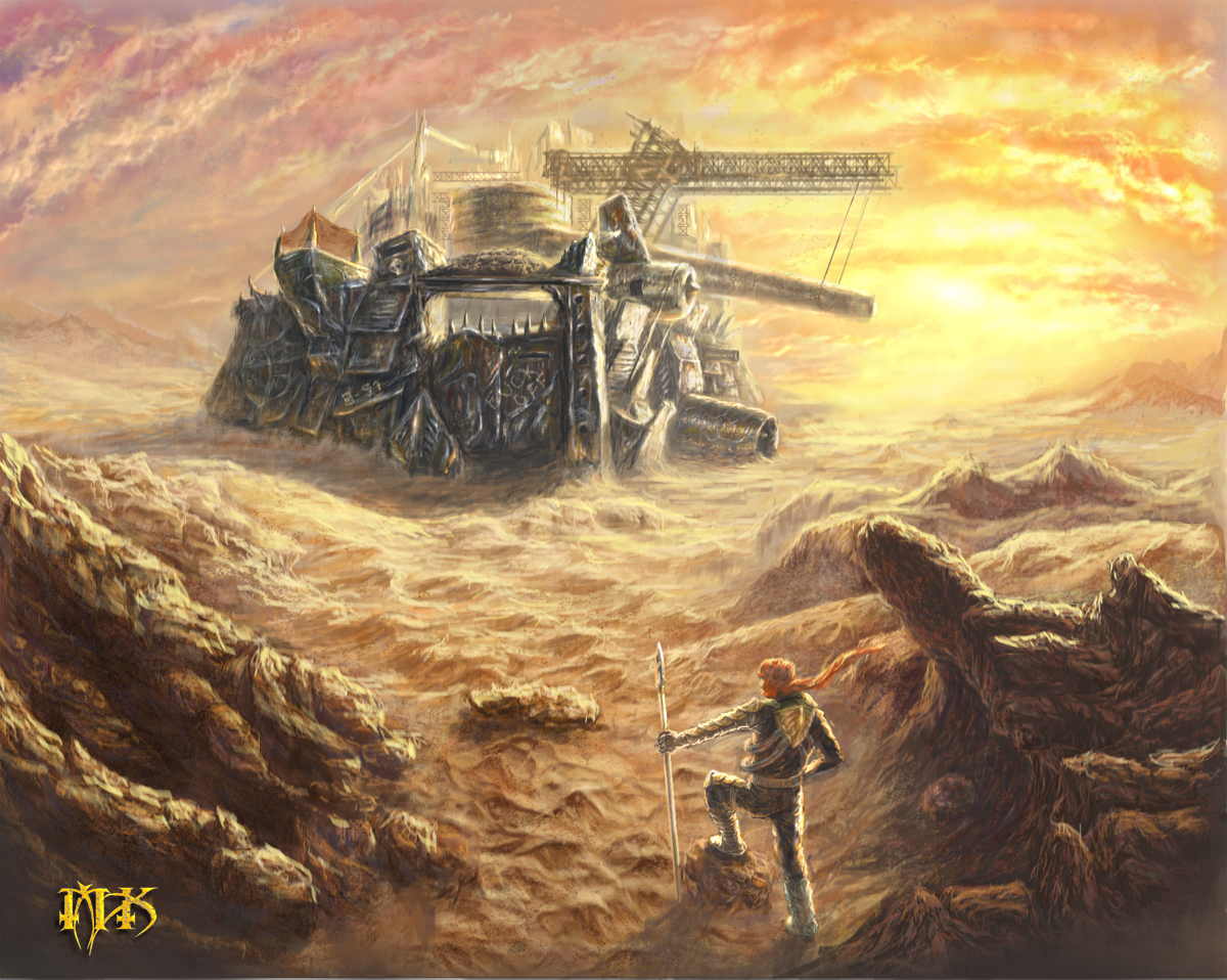 Post Apocalyptic Fortress by miroslavk82