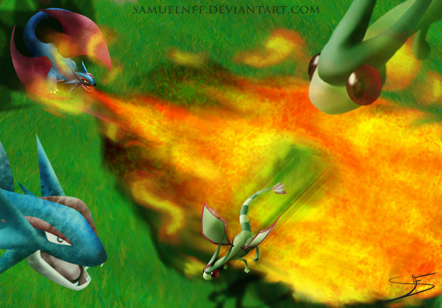 Flygon VS Salamence