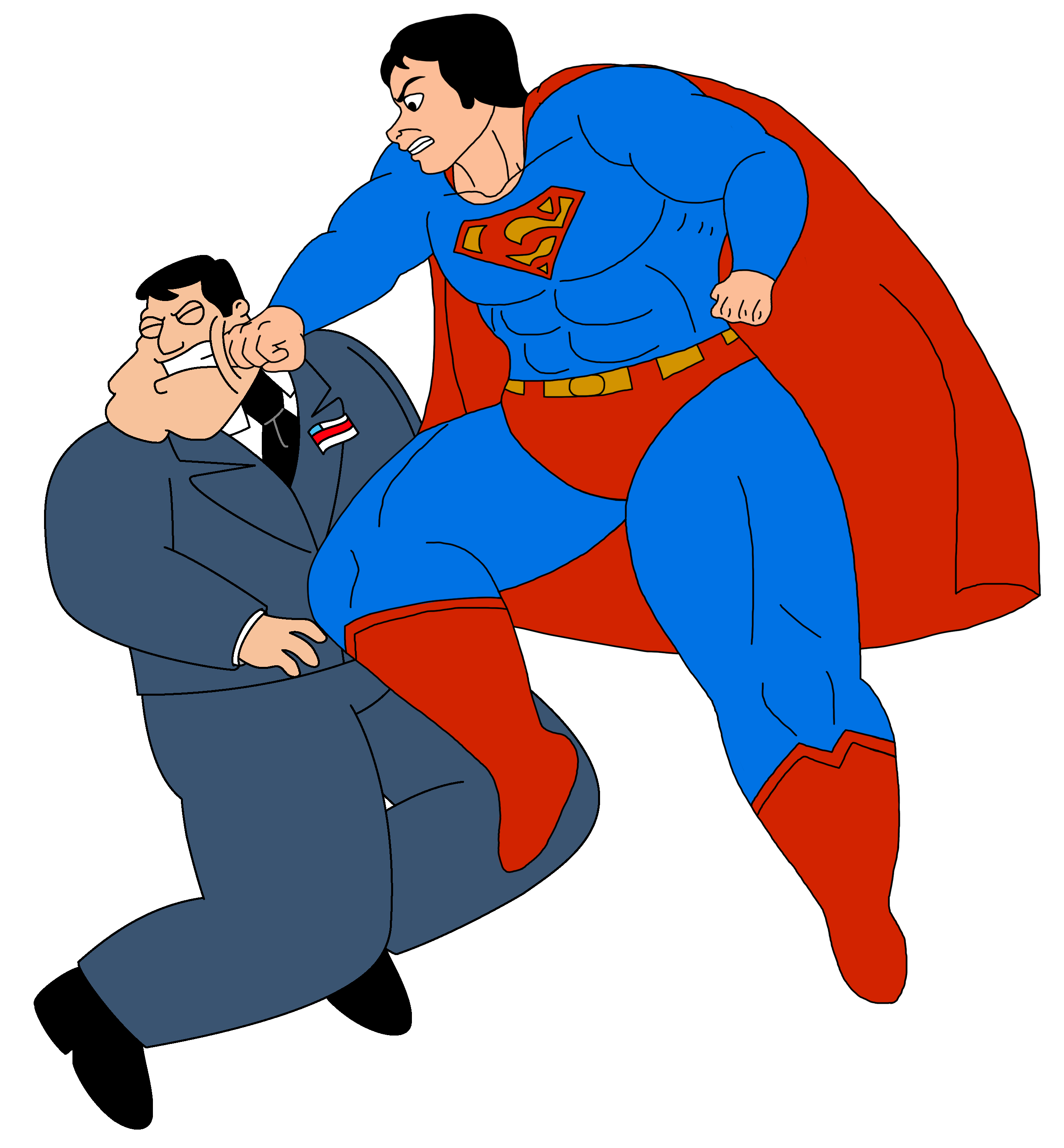Superman vs. Stan Smith by DiegBareno on DeviantArt