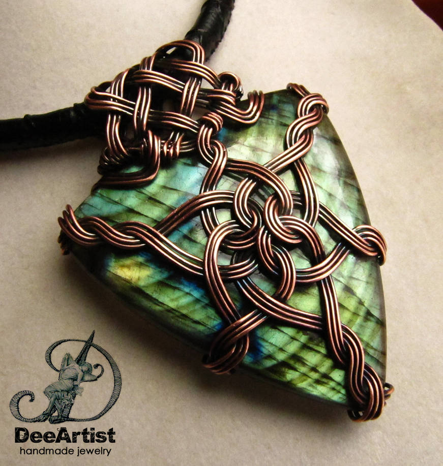 Queen of Asgard Celtic Knot Necklace by DeeArtist by DeeArtist321