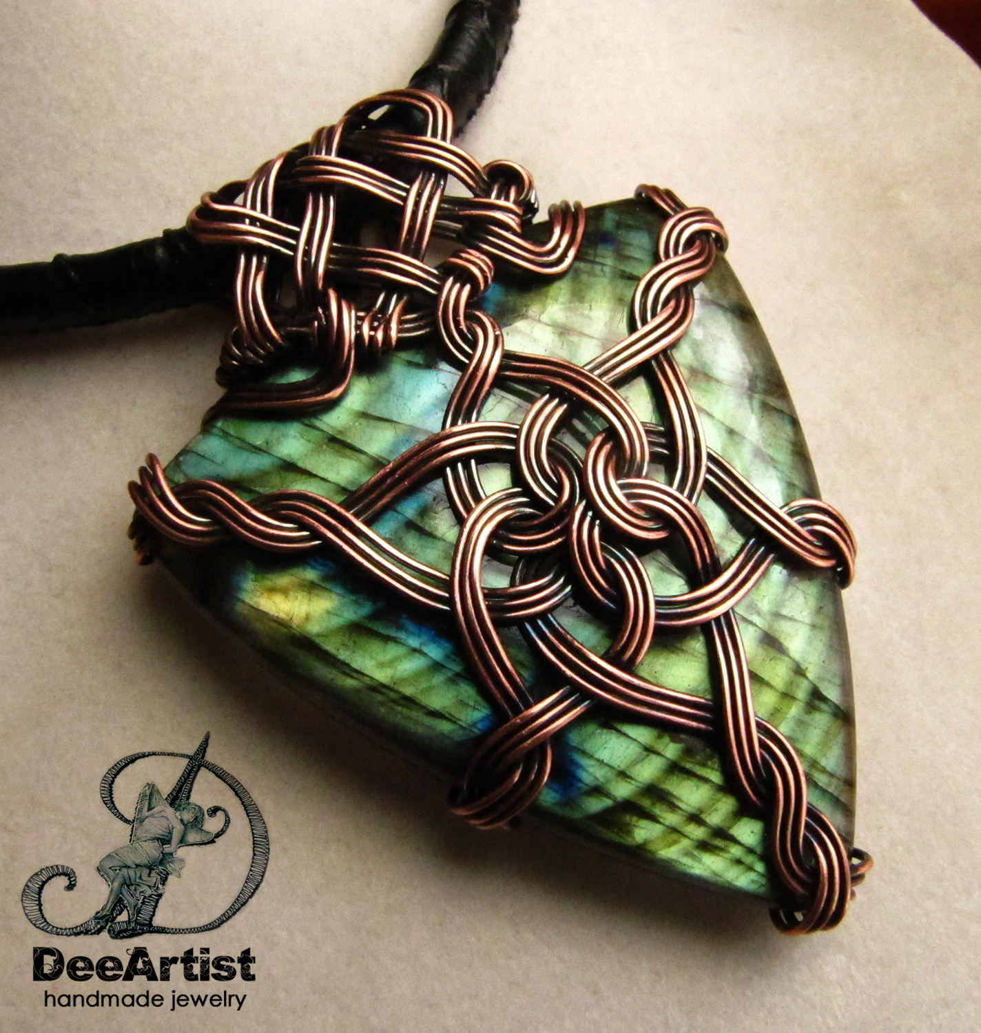 Queen of Asgard Celtic Knot Necklace by DeeArtist by DeeArtist321