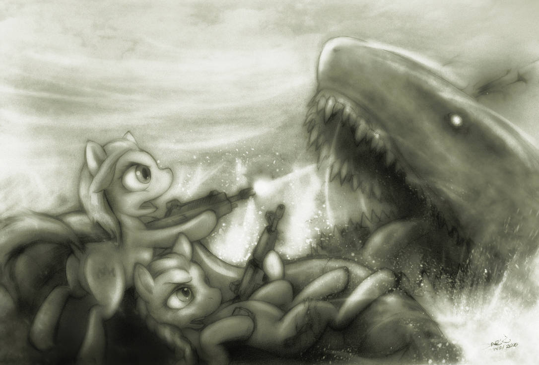 Fuck shark. by darkdoomer