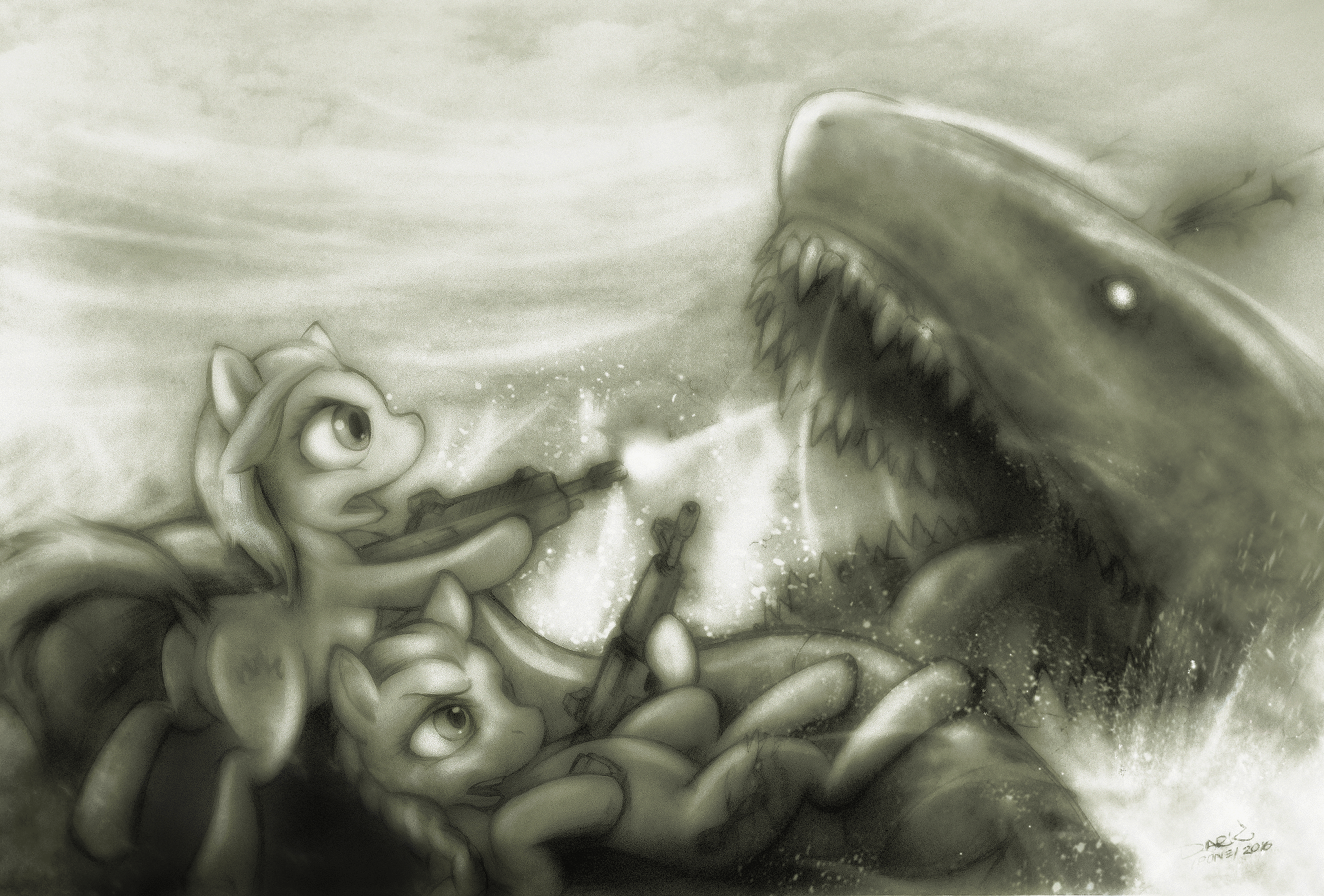 Fuck shark. by darkdoomer