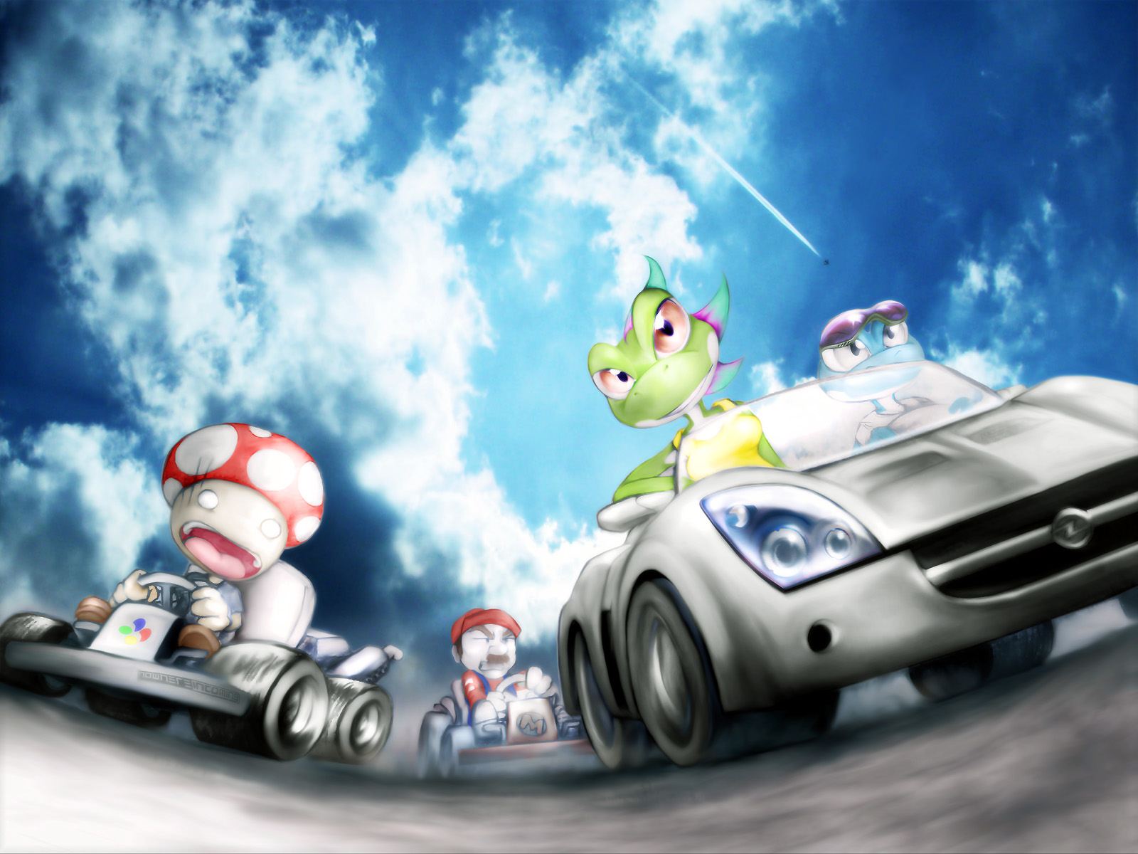 Mariokart vs NFS