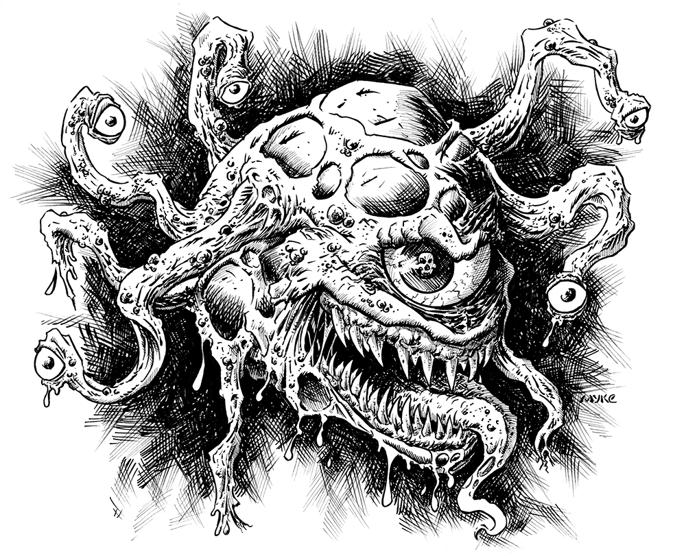 Julyfy- Zombie Beholder by vikingmyke on DeviantArt