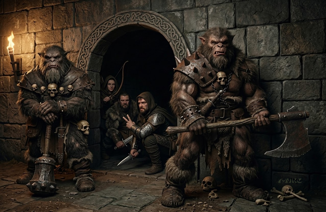 Bugbear Fight Oblivious Bugbears by vikingmyke on DeviantArt
